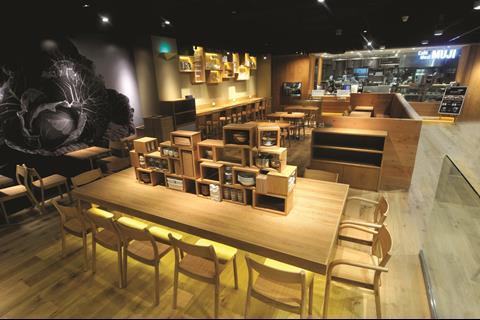 Muji's Café&Meal coffee shop in Singapore